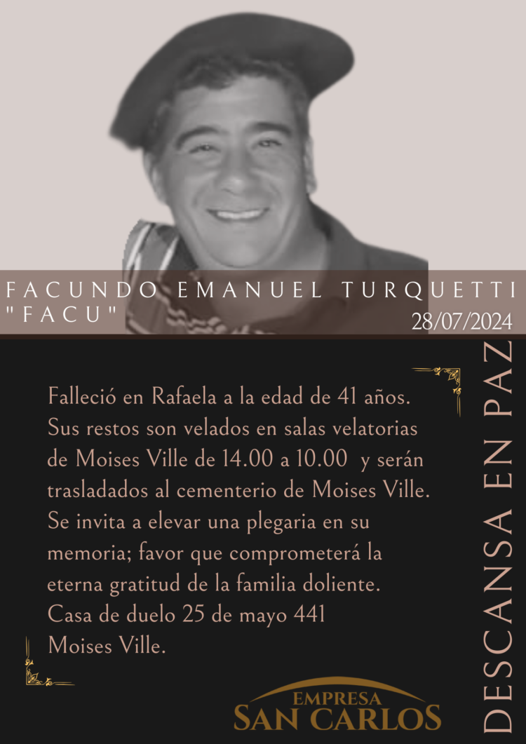 Facundo Emanuel Turquetti “Facu”