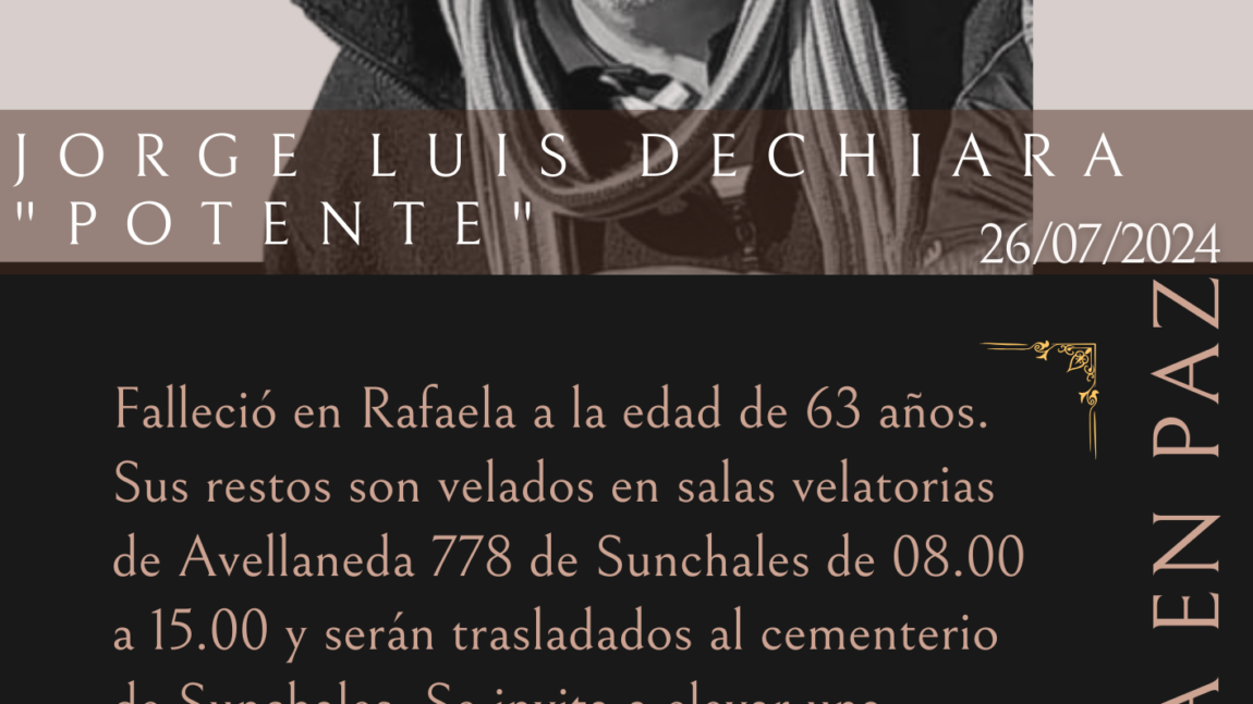 Jorge Luis Dechiara “potente”