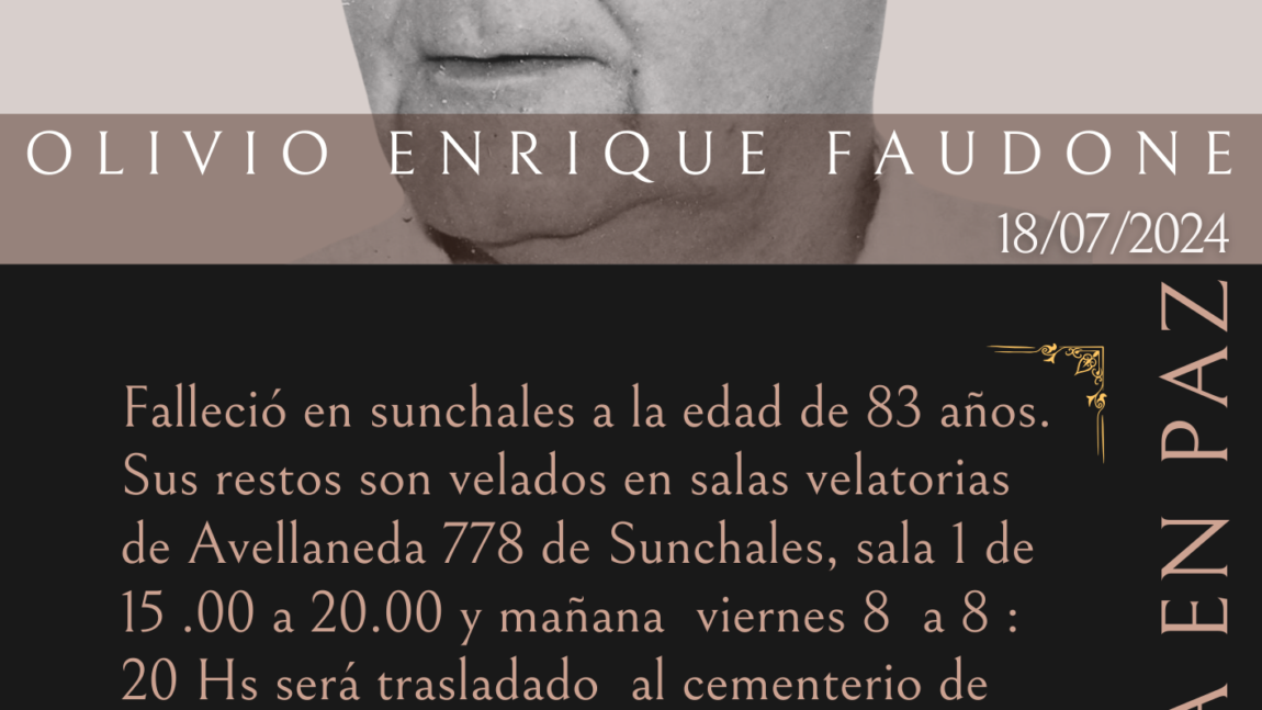 Olivio Enrique Faudone