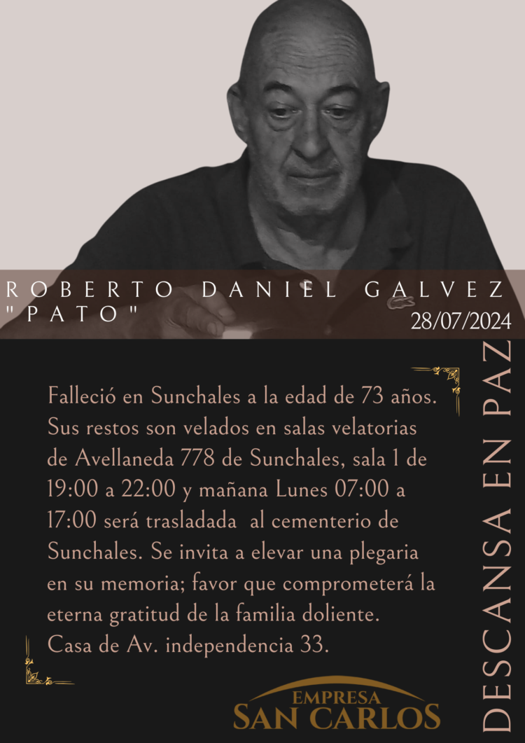 Roberto Daniel Galvez “Pato”