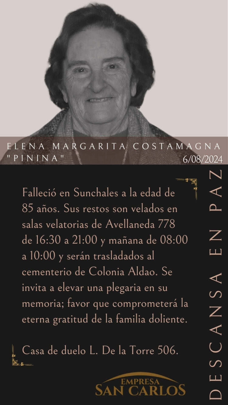 Elena Margarita Costamagna “Pinina”