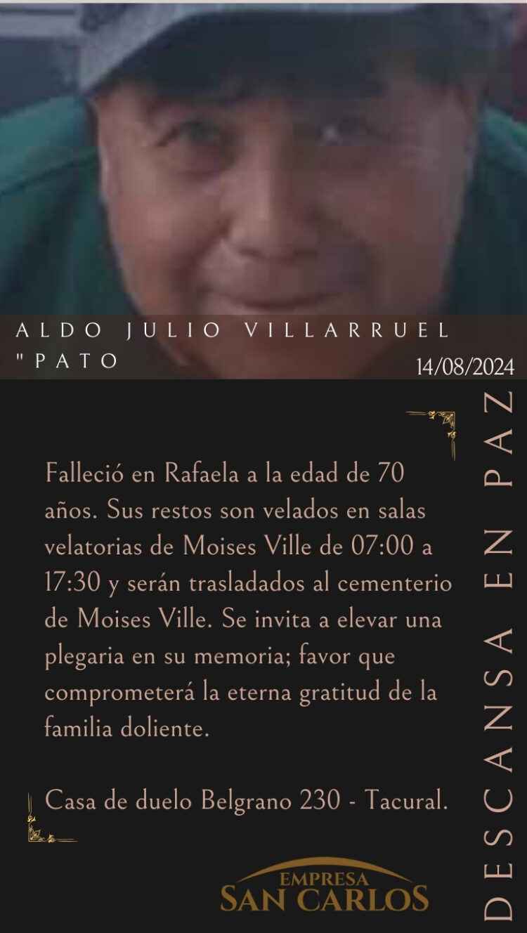 Aldo Julio Villarruel “Pato”