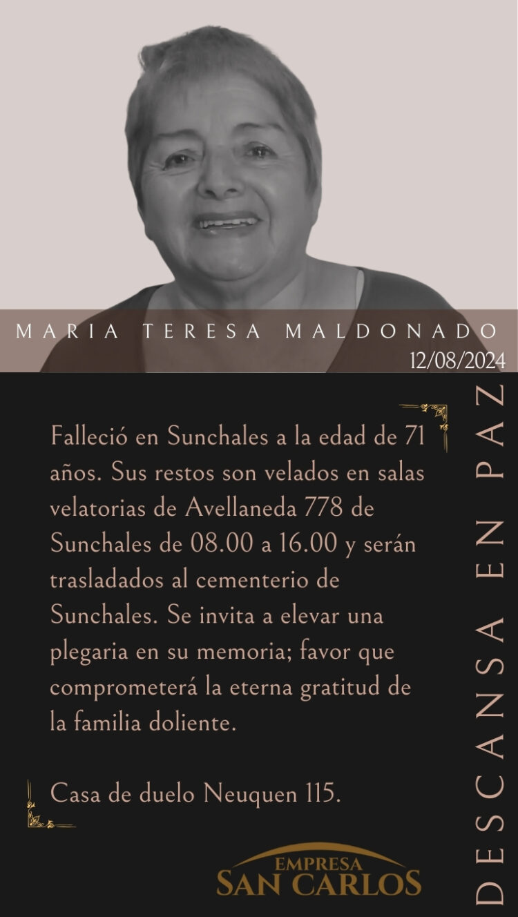 Maria Teresa Maldonado