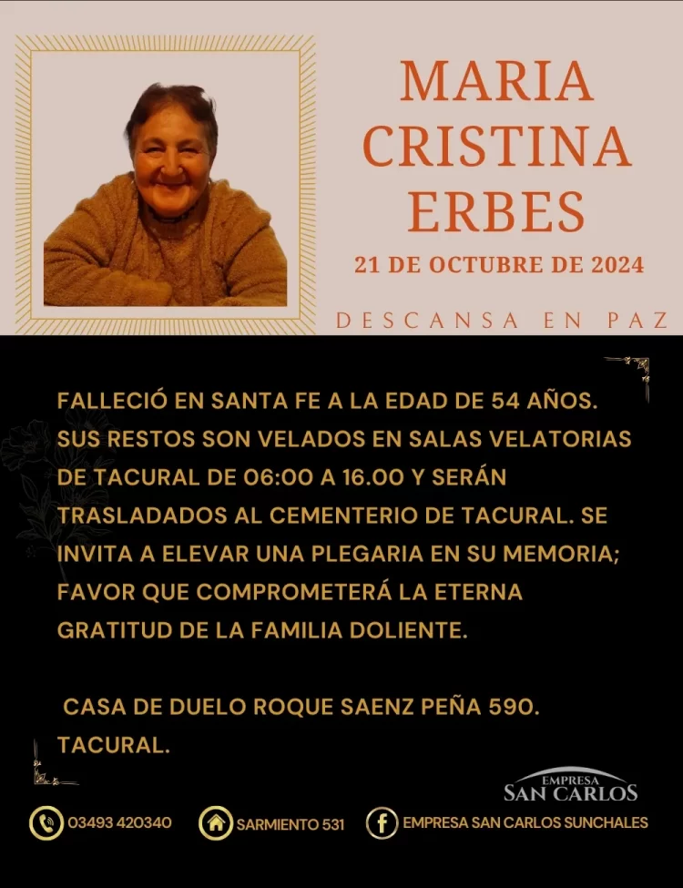 Maria Cristina Erbes