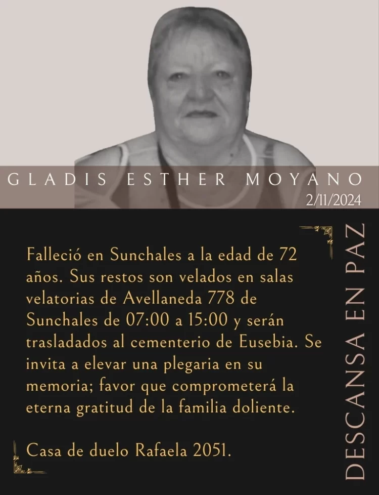 Gladis Esther Moyano
