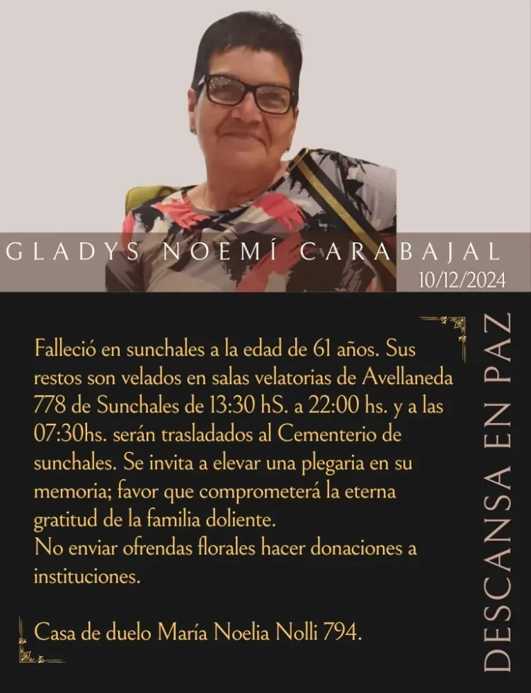 Gladys Neomí Carabajal