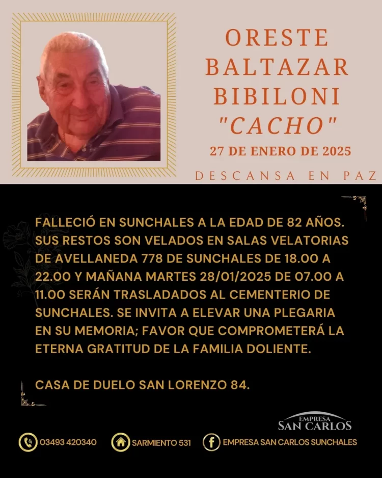 Oreste Baltazar Bibiloni “Cacho”