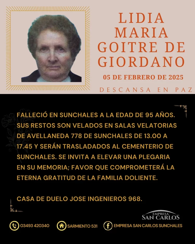 Lidia Maria Goitre de Giordano