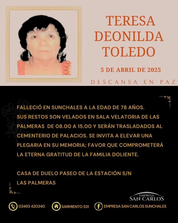 Teresa Deonilda Toledo