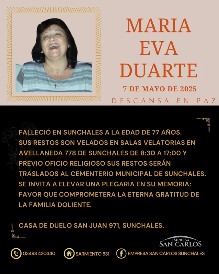 Maria Eva Duarte