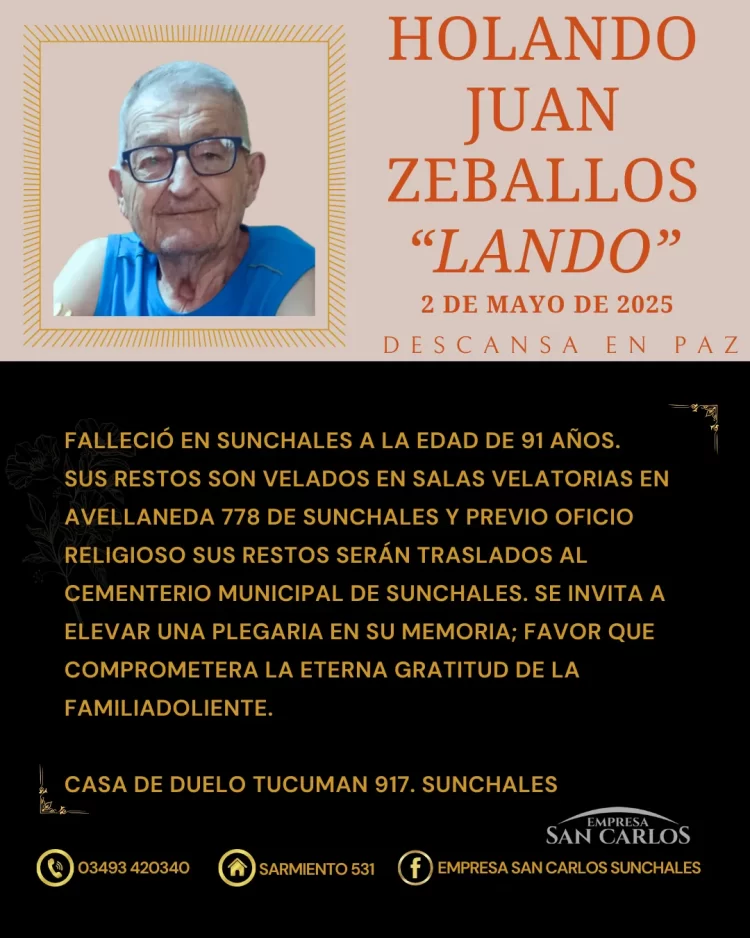 Holando Juan Zeballos “LANDO”