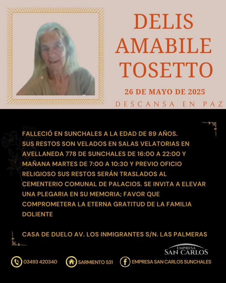 Delys Amabile Tosseto