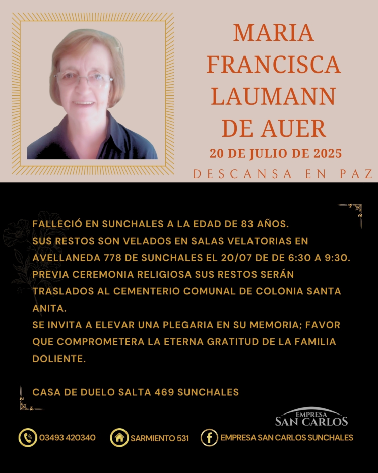 Maria Francisca Laumann de Auer