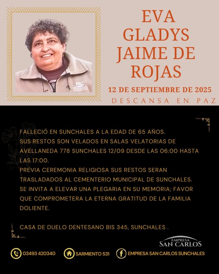 Eva Gladys Jaime de Rojas
