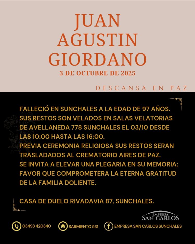 Juan Agustín Giordano