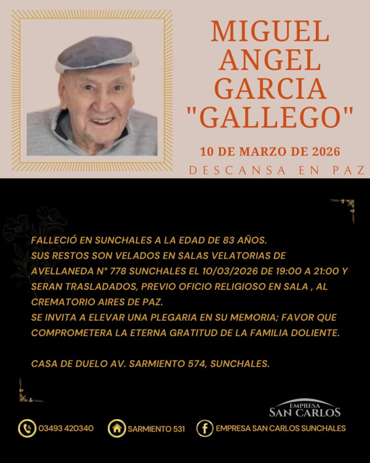 Miguel Angel Garcia “Gallego”