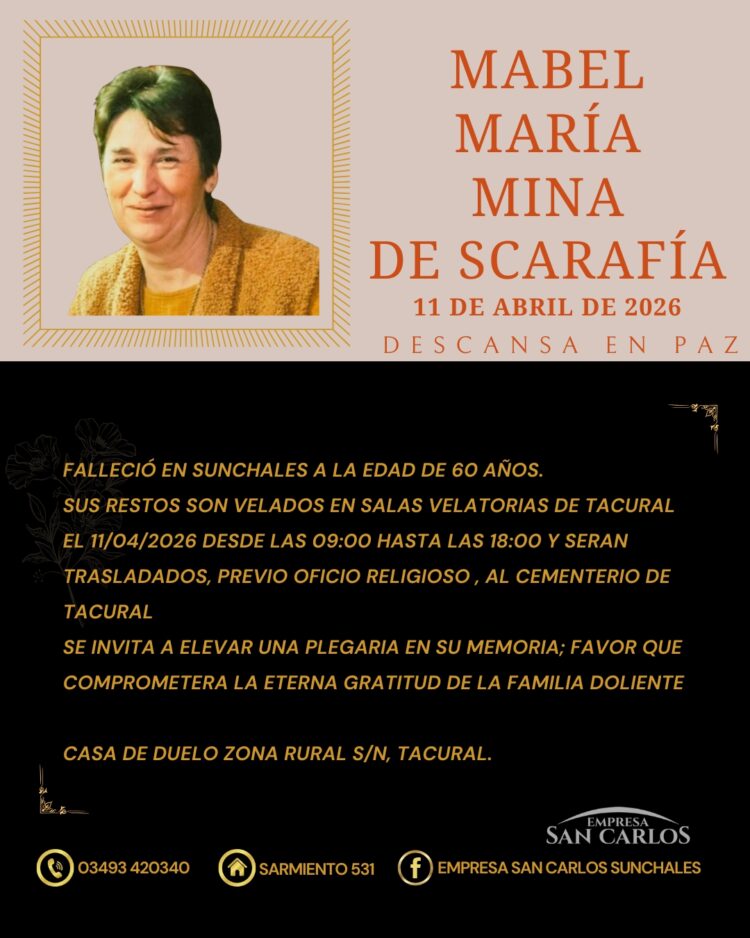 Mabel Maria Mina de Scarafia