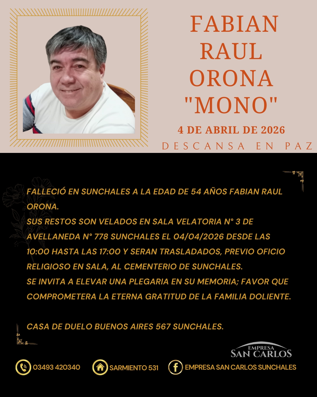 Fabian Raul Orona